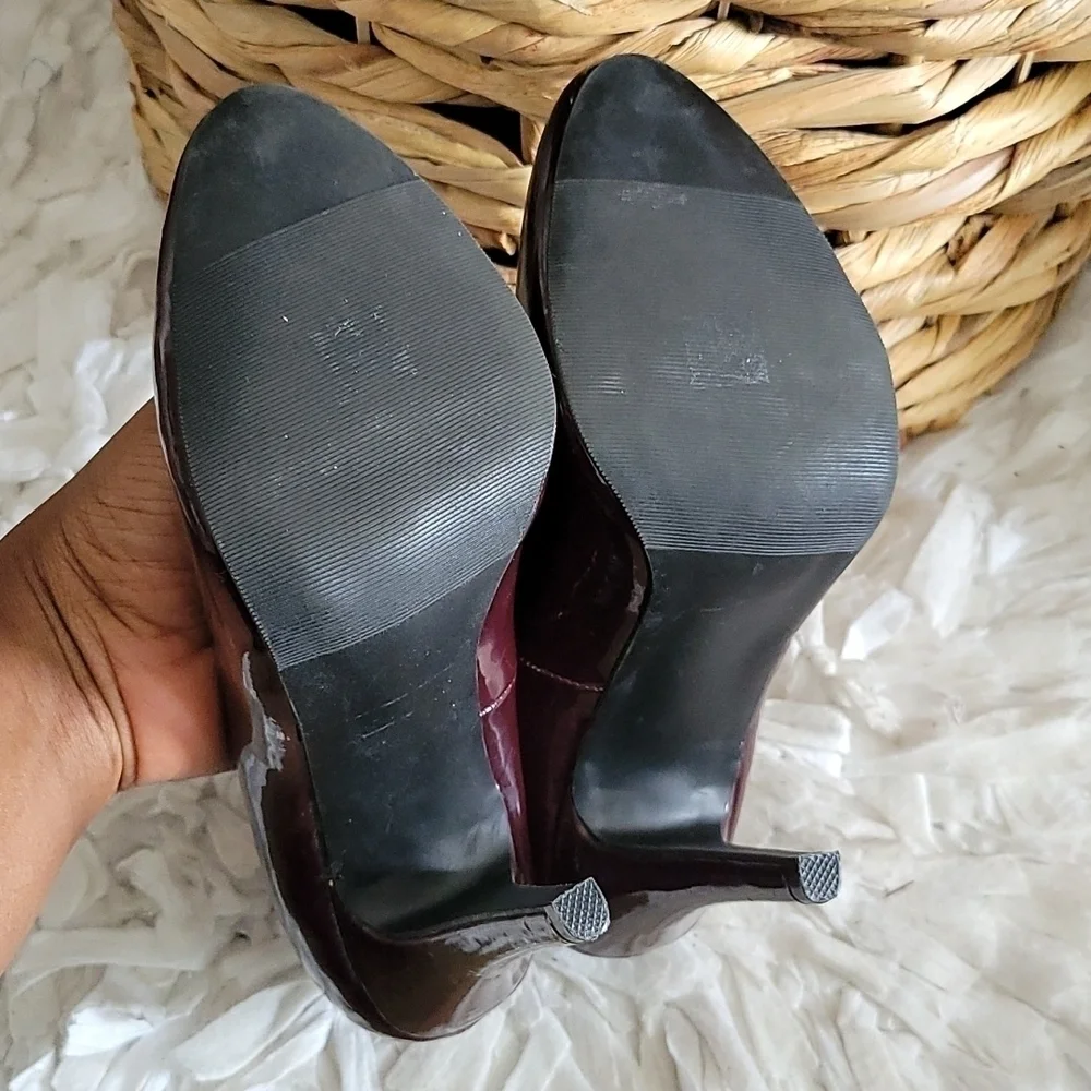 Steve madden ronni dark purple heels
